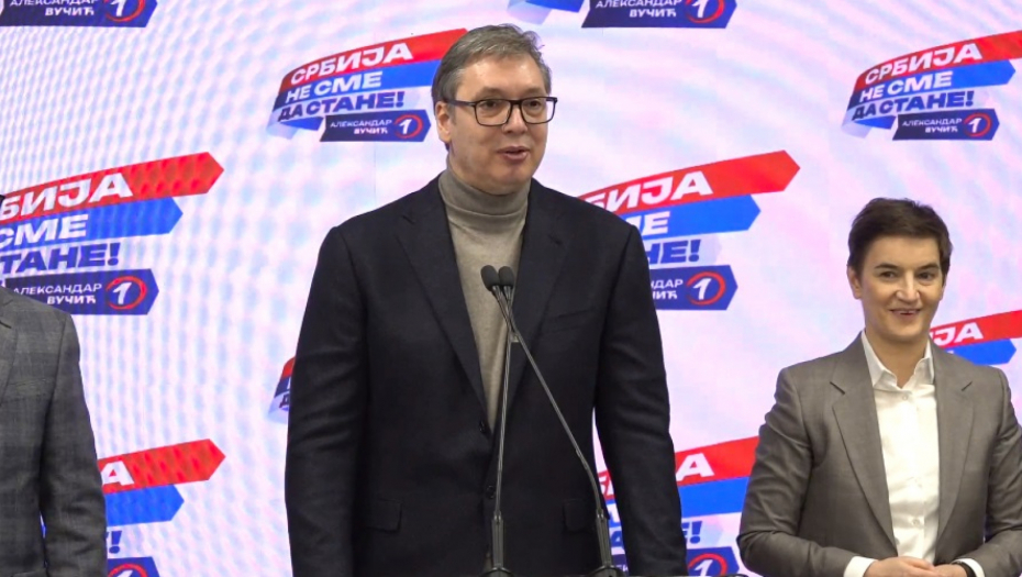NAROD NEĆE NASILJE I LAŽI Vučić: Narod hoće da čuva svoju državu