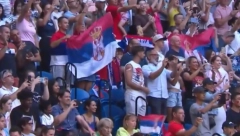 LUDNICA U PERTU Srpske zastave na sve strane, a kad se pojavio Novak, sve se treslo (VIDEO)