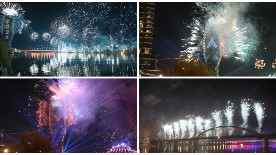 VELIČANSTVENA SCENA Beograd na vodi zasijao kao u bajci (VIDEO)