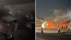 LJUDI VRIŠTE, KABINA SE PUNI DIMOM... Jezivi snimci iz aviona koji se zapalio, putnici van sebe od straha (VIDEO)