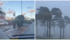 OLUJA DIVLJALA U VELIKOJ BRITANIJI Delovalo je da će iščupati drveće, vetar nosio sve pred sobom (VIDEO)