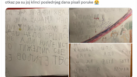 PORUKE OVIH PREDŠKOLACA VASPITAČICI KOJA ODLAZI KIDAJU DUŠU Zbog uslova rada morala je da da otkaz