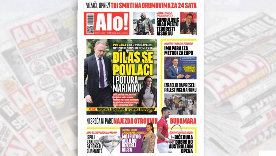 ĐILAS SE POVLAČI S ČELA STRANKE I POTURA MARINIKU Lider prozapadne opozicije smislio novi trik