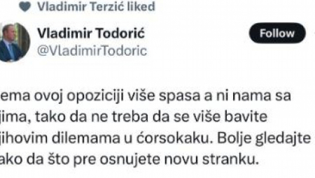 TODORIĆ RAZVALIO ĐILASOVCE "Nema ovoj opoziciji više spasa"
