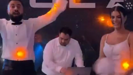 SVI GLEDAJU ŠTA MLADOŽENJA RADI Snimak sa svadbe usijao društvene mreže: "Vidi se da je ceo život čekao ovo" (VIDEO)
