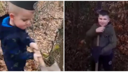SRBI NE ODUSTAJU OD ŽIVOTA I OPSTANKA NA KiM Po badnjake išli i mališani, OVO ĆE OGREJATI SRCE SVAKOG PATRIOTE (VIDEO)