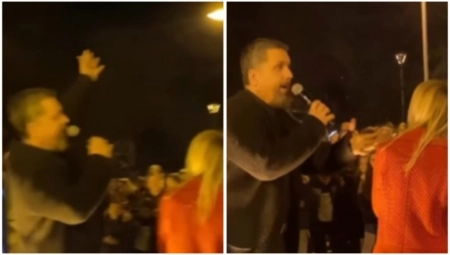 VIŠE VOLIM TEBE MLADU NEGO GROCKU DA MI DADU Šok snimak popa ispred crkve izazvao LAVINU komentara (VIDEO)