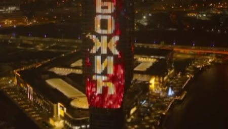 BOŽIĆNA ČESTITKA NA KULI BEOGRAD Pogled na nju oduzima dah (VIDEO)