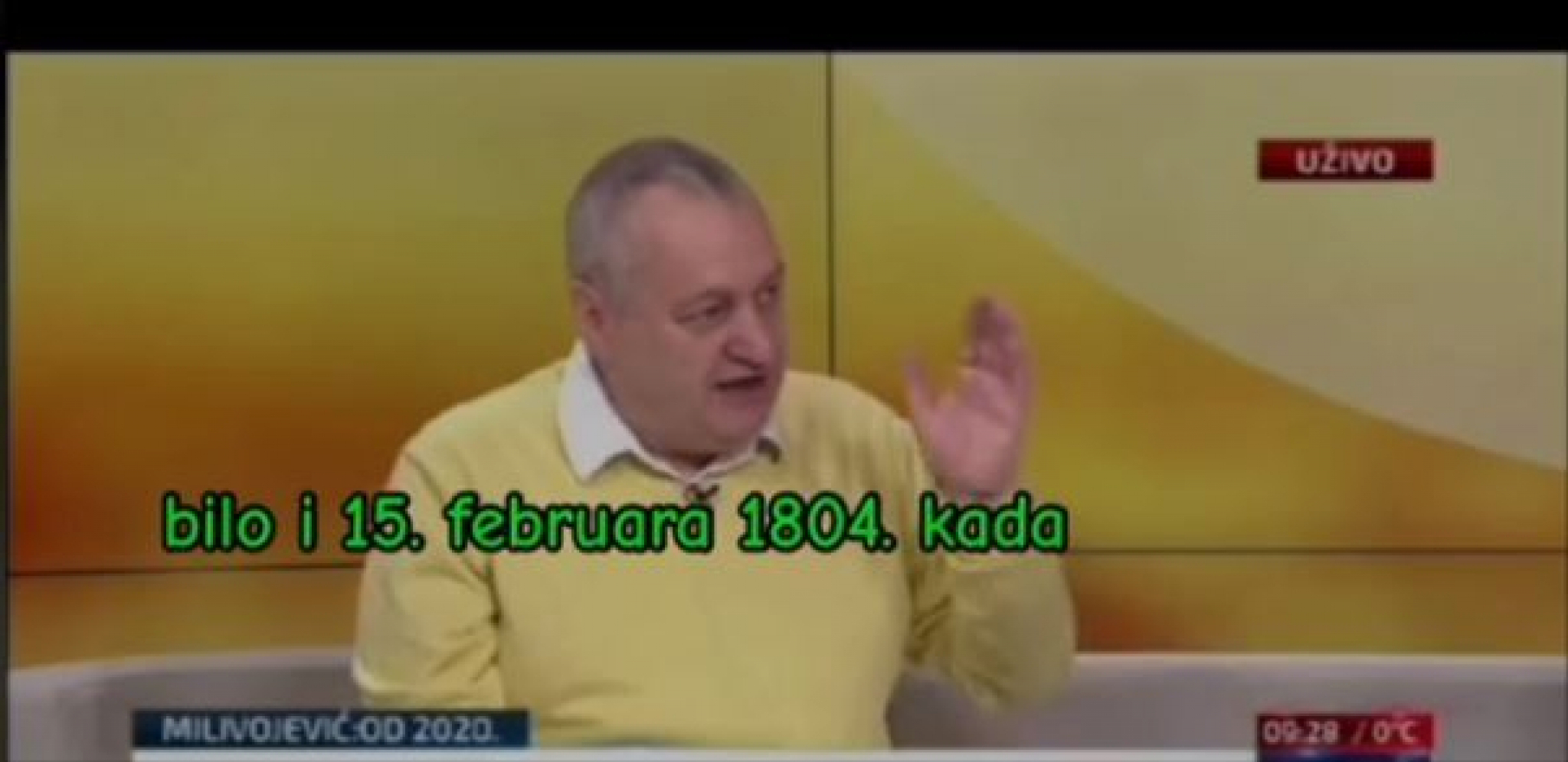 LJUDI SE KRSTE S OBE RUKE Pa ovo je hit! Po Milivojeviću protest 13.01. propao jer je 1804. bilo hladno! (VIDEO)