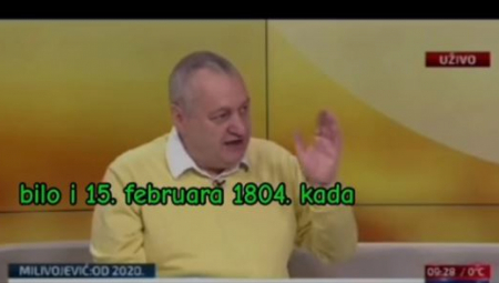LJUDI SE KRSTE S OBE RUKE Pa ovo je hit! Po Milivojeviću protest 13.01. propao jer je 1804. bilo hladno! (VIDEO)