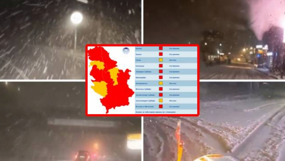 PAŠĆE POLA METRA SNEGA Ovi delovi regiona biće ZAVEJANI, a evo šta će zadesiti Srbiju