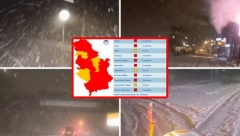 HITNO UPOZORENJE RHMZ NA SNEG Srbija večeras okovana snegom, sutra sledi LEDENI TALAS
