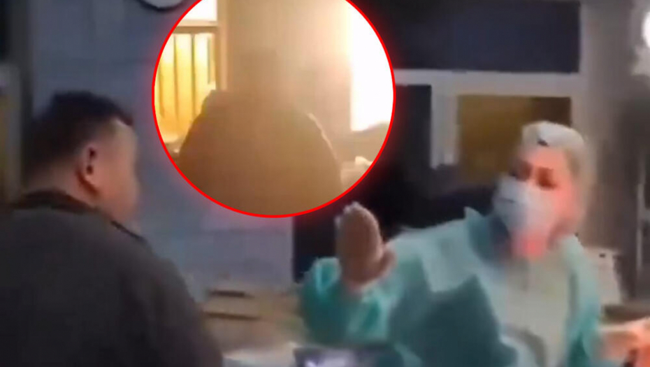 RAKETA POGODILA UKRAJINSKU BOLNICU ZA VREME OPERACIJE: Užasavajući snimak, staklo ih je sve iskasapilo (VIDEO)