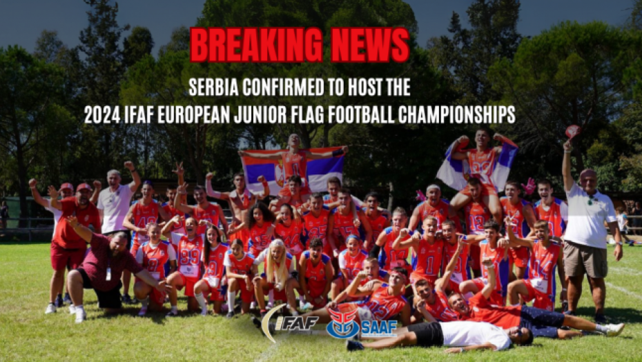 Srbija je domaćin Evropskog Juniorskog prvenstva u flag fudbalu 2024. godine