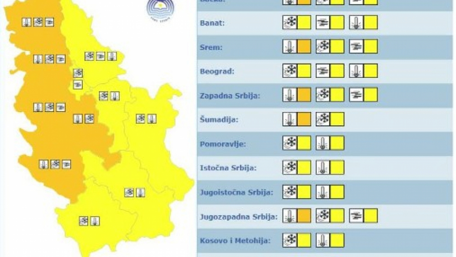 RHMZ U ZORU POPALIO ALARME, UŠLI SMO U NARANDŽASTO Ovo je opasno, pazite! A USKORO ŠOK PREOKRET