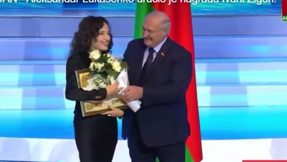 LUKAŠENKO ODUŠEVLJEN NAŠOM GLUMICOM! Ivani Žigon dodelio specijalnu nagradu!
