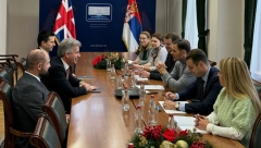 "PUNO POTENCIJALA ZA RAZVOJ SARADNJE SRBIJE I VELIKE BRITANIJE" Siniša Mali razgovarao sa Edvardom Fergusonom