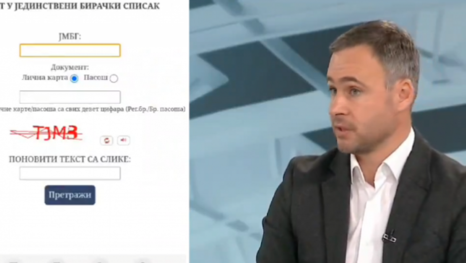 ALEKSIĆ ZAHTEVA DA SE OMOGUĆI DA BIRAČKI SPISAK BUDE DOSTUPAN U DVA KLIKA Vučić mu je to omogućio davnih dana! (VIDEO)