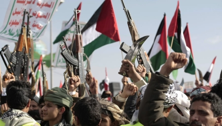 REČI LEDE KRV U ŽILAMA Da li znate šta piše  na zastavi Huta i koji je zaista njihov cilj?