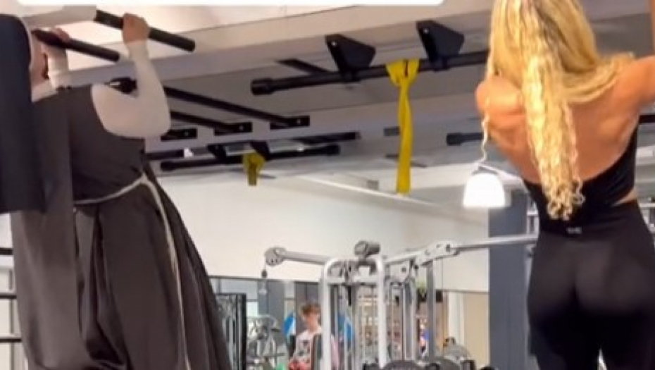 NJIH DVE SU BLIZNAKINJE, JEDNA JE KALUĐERICA, A DRUGA... Sušta su suprotnost, snimak ove druge iz teretane je HIT