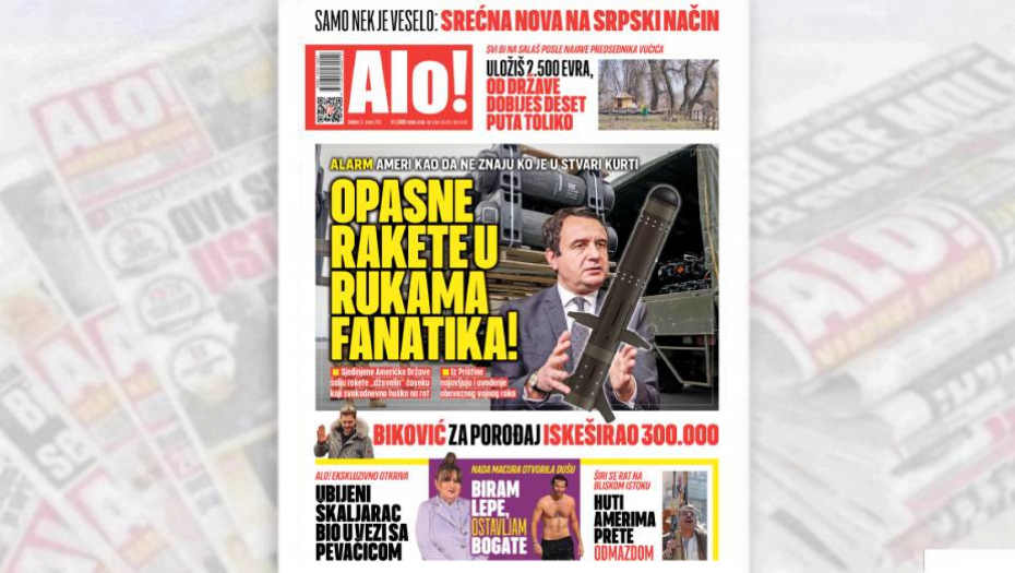 OPASNE RAKETE U RUKAMA FANATIKA! Ameri kao da ne znaju ko je u stvari Kurti