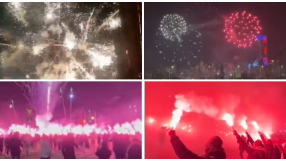 OVAKO SRBI SLAVE NOVU GODINU! Spektakularna atmosfera, zasijao veličanstven vatromet i laserski šou! (FOTO/VIDEO)
