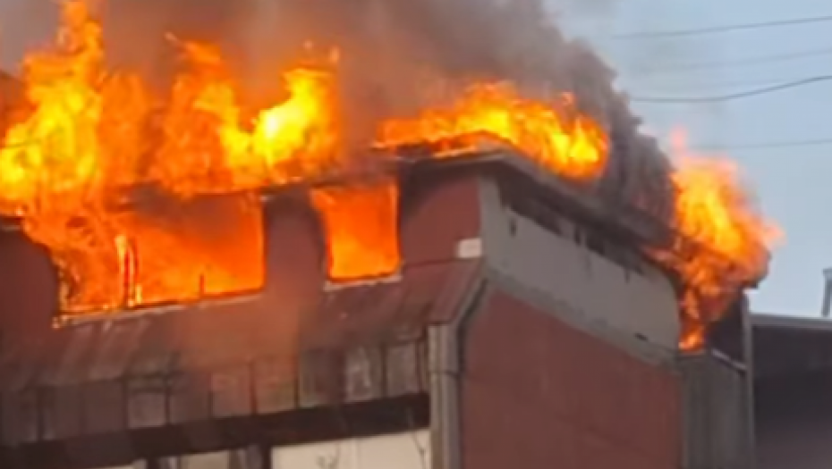 GORI STAN NA BANJICI Evakuisana cela zgrada (VIDEO)