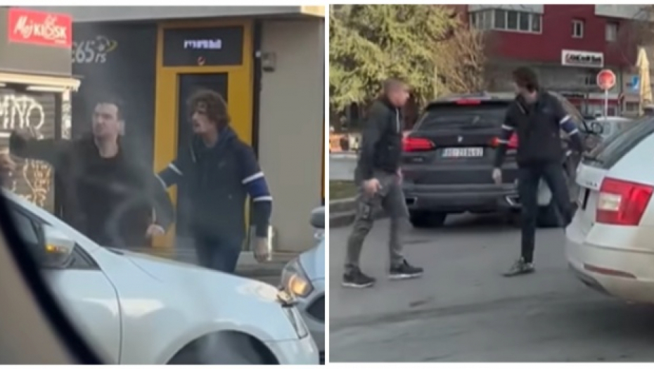 ZAMALO PA ŽESTOKA TUČA NA KALENIĆ PIJACI Sporečkali se na ulici usred bela dana, PA SEVALE PESNICE (VIDEO)