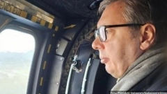 PREDSEDNIK VUČIĆ STIGAO U ŠVAJCARSKU Objavio je fotografiju iz helikoptera nadomak Davosa (FOTO)
