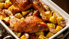 PEČENI KROMPIR SA PILETINOM Sočan i neodoljiv, zagrejaće vam dušu i telo