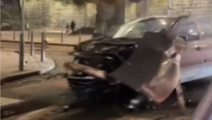 ŽESTOK SUDAR AUTOMOBILA I AUTOBUSA Nemila scena ispod Brankovog mosta (VIDEO)