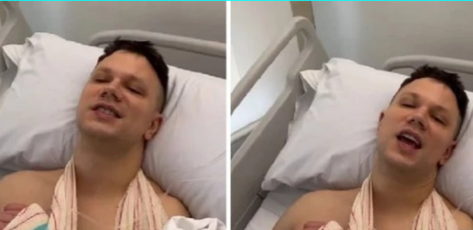 RELJA POPOVIĆ OBJAVIO NOVI SNIMAK IZ BOLNICE!  Oglasio se posle operacije: Žena me čuva!