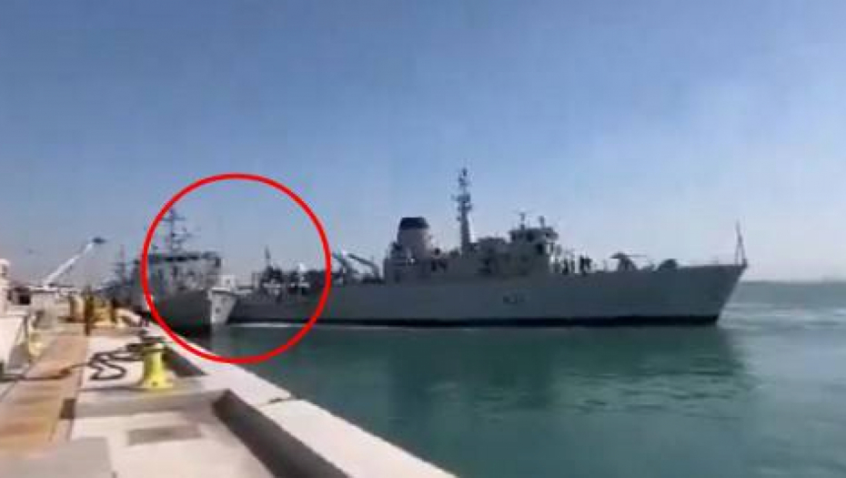 KATASTROFA ZA VELIKU BRITANIJU Sudarila se dva vojna broda blizu ratne zone (VIDEO)