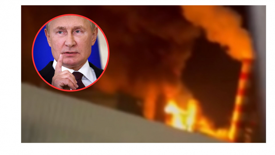 VELIKA EKSPLOZIJA KOD PUTINOVE PALATE! Žestoki udar ukrajinskih dronova, ogroman plamen se širi neverovatnom brzinom (VIDEO)