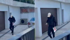 SIN HARISA I MELINE NOSI LEKOVE! Uhvatili smo naslednika ispred vile, a ovaj detalj je svima privukao pažnju