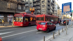 NE IDE JAVNI PREVOZ Gužva i zastoj u Takovskoj, došla i policija (VIDEO)