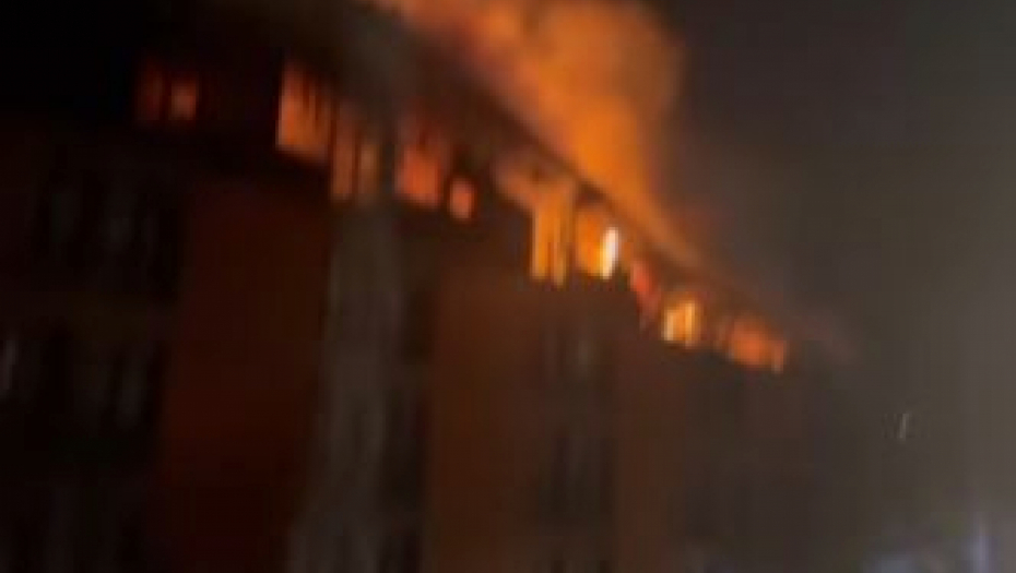 POŽAR U MALOM MOKROM LUGU Hitna pomoć intervenisala
