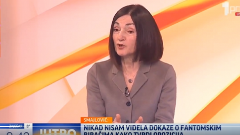 LJILJANA SMAJLOVIĆ BRUTALNO "RAZVALILA" ĐILASA Nema dokaza o fantomskim biračima