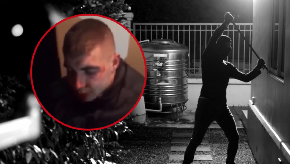 "POGLEDAJTE KAKO LOPOVI ZAVRŠE" Uhvatio ga dok mu obija kuću, izmlatio ga i vezao, a onda sve to snimio (VIDEO)