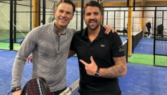 ONO KAD SI TOLIKI OPTIMISTA... Siniša Mali igrao padel sa Jankom Tipsarevićem (FOTO)