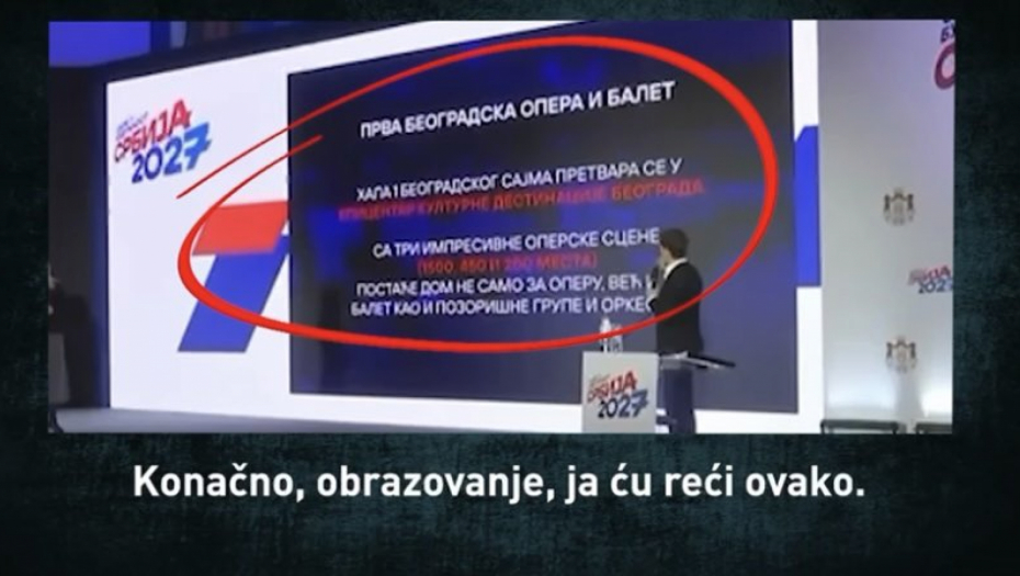 BRUTALNA LAŽ "DANASA" Slagali da neće biti mesta za operu i balet, a evo šta je istina (VIDEO)