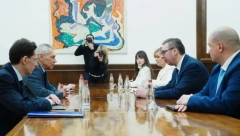 "OBAVESTIO SAM BOCAN-HARČENKA O NAJNOVIJEM JEDNOSTRANOM POTEZU PRIŠTINE" Predsednik na sastanku sa ruskim ambasadorom