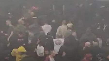 TUČA NA ZVEZDINOM HUMANITARNOM MEČU Navijači se sukobili, povređen i jedan rukometaš (VIDEO)