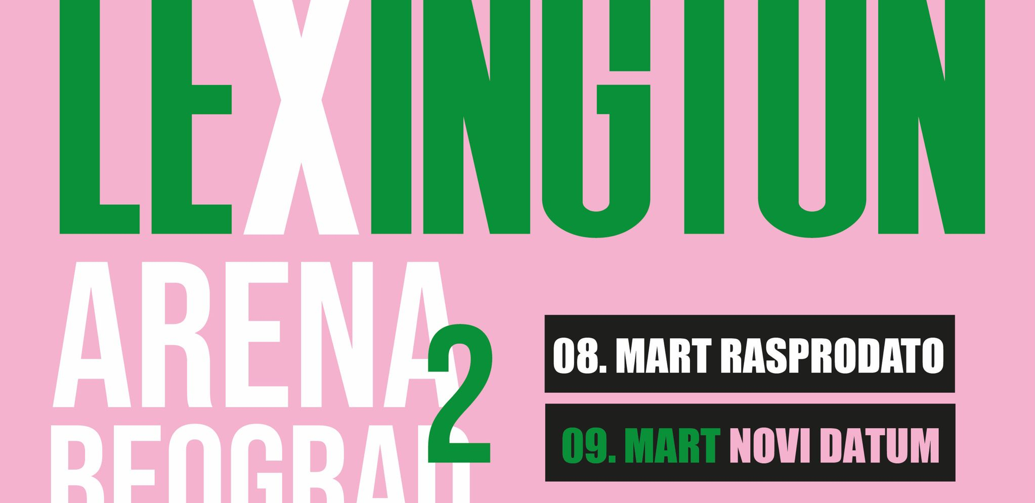 GRUPA LEXINGTON ZAKAZALA I 9 MART! U rekordnom roku rasprodali koncert