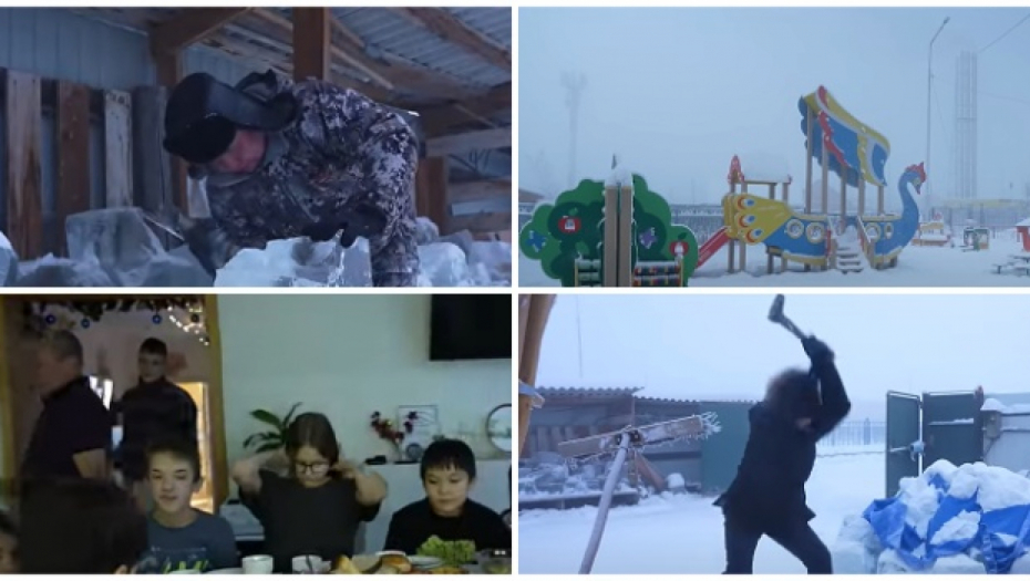 ALEKSANDAR ODGAJA 22 DECE NA -64 STEPENA Grejanje im je prvo na pameti, trontaju se da se spasu promrzlina (VIDEO)