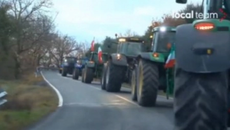 ŠIRI SE POBUNA POLJOPRIVREDNIKA U EVROPI Konvoji na ulicama, neki poterali ČAK I KRAVE (FOTO)