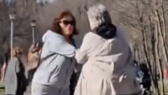 PSOVALA, GREBALA VOZILA, PA NASRNULA NA ŽENU Užas u Beogradu, starija žena podivljala: NIKO OD PROLAZNIKA NIJE REAGOVAO! (VIDEO)