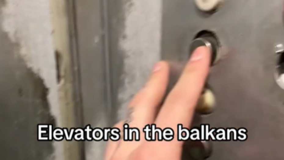 KAO IZ HOROR FILMA Snimak iz lifta napravio haos na mrežama (VIDEO)
