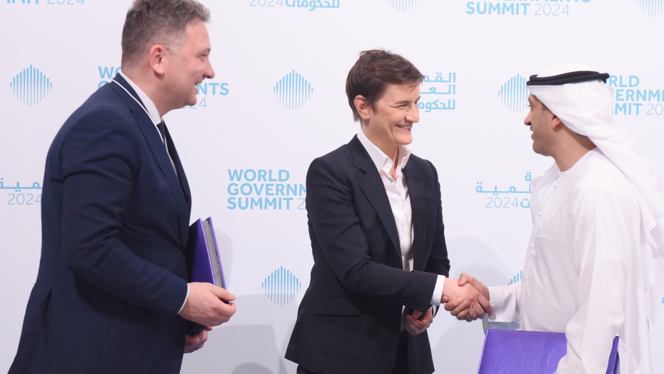 Brnabić: Srbija i UAE potpisali Memorandum u oblasti veštačke inteligencije