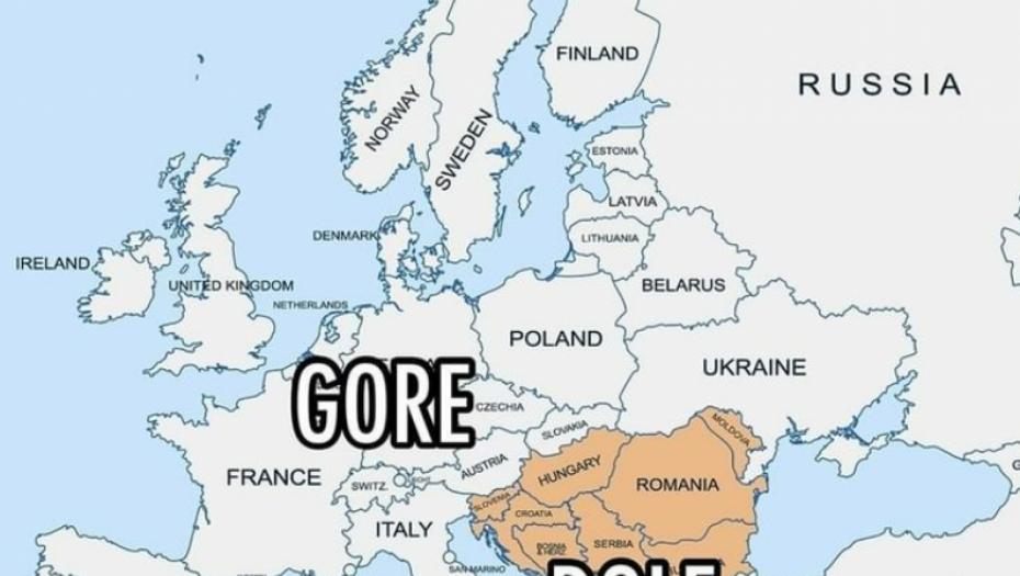 JEDINA STVAR KOJU NISMO ISKOMPLIKOVALI Evo kako Balkanci vide Evropu, suze će vam krenuti kad pogledate mapu (FOTO)